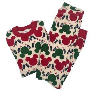 Hanna Andersson Mickey Mouse Christmas Pajamas Youth 8